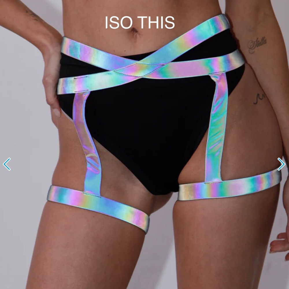 ISO Bish, I'm Winning Reflective Harness Bottoms